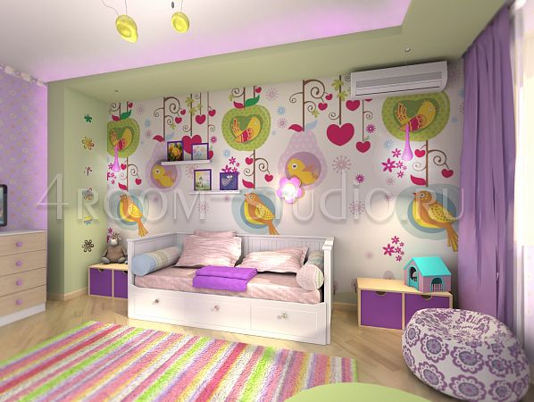 Детская в квартире в ЖК «Оружейная слобода»